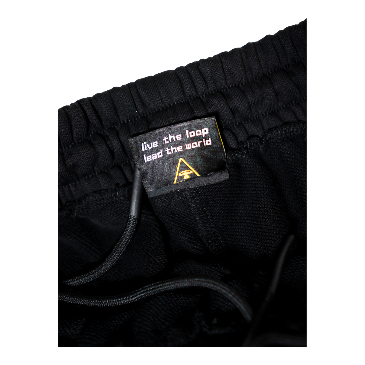 5Loop Danger Zone tracky shorts, inner waistband, drawstring and brand label detail